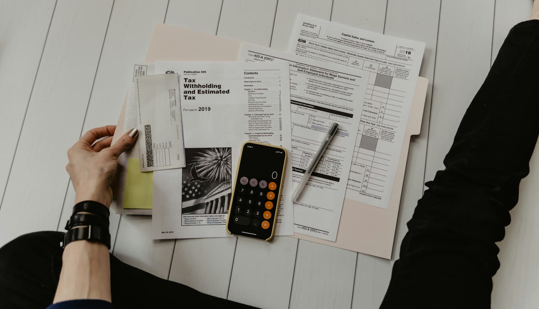 Accounting ledgers and financial working papers
